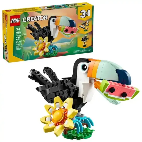 ლეგო LEGO Constructor Creator Wild Animals: Tropical Toucan - Primestore.ge