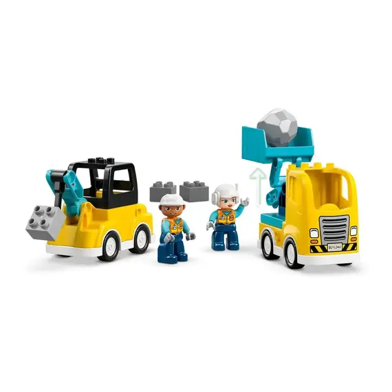 ლეგო LEGO Constructor DUPLO Town 3 in 1 Construction Vehicles - Primestore.ge