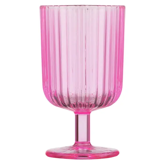 ჭიქების ნაკრები Ardesto Glasses set, 300ml, 2pcs, glass, pink - Primestore.ge