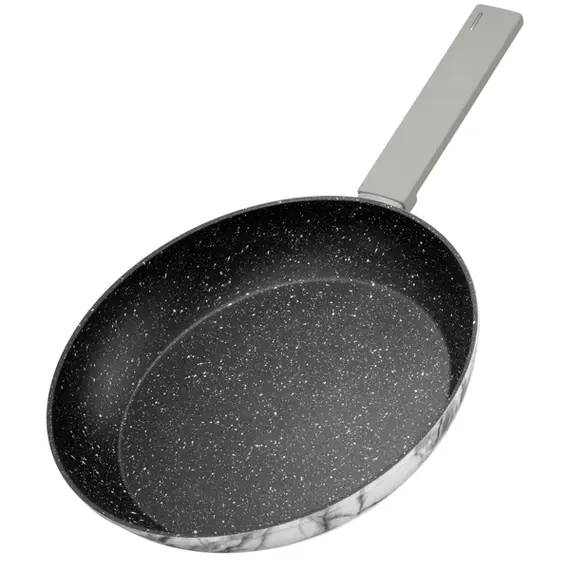ტაფა Ardesto Fry pan Gemini Marmo, 26cm, aluminium, gray - Primestore.ge