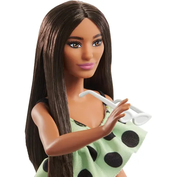 ბარბის თოჯინა Mattel Barbie Fashionistas Doll - Lime Green Polka Dots (New pack.) - Primestore.ge