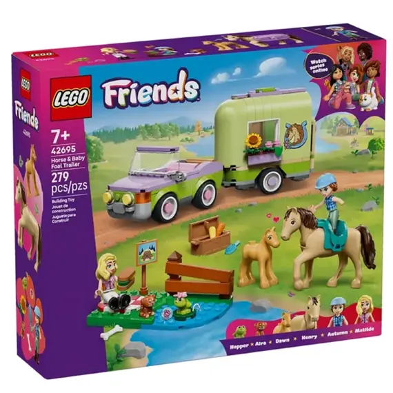 ლეგო LEGO Constructor Friends Horse & Baby Foal Trailer - Primestore.ge