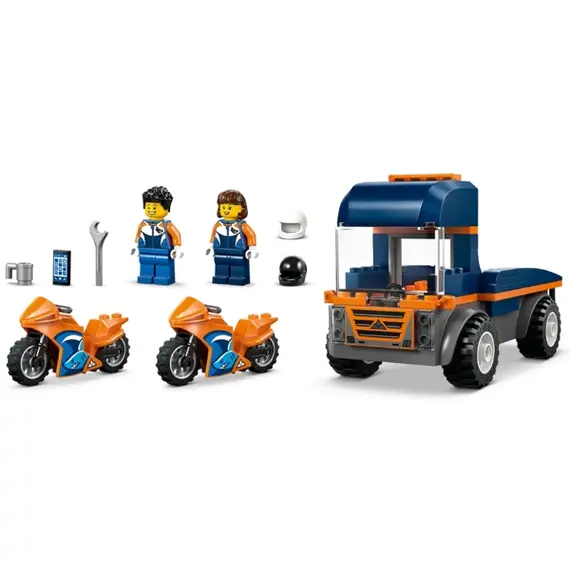ლეგო LEGO Constructor City Motorcycle Transporter - Primestore.ge