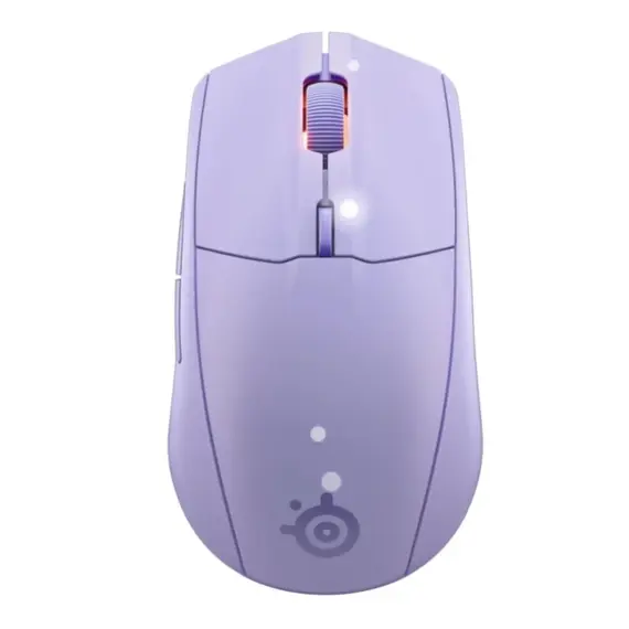 მაუსი SteelSeries Mouse Rival 3 Gen 2, RGB, USB-A/WL/BT, lavender - Primestore.ge