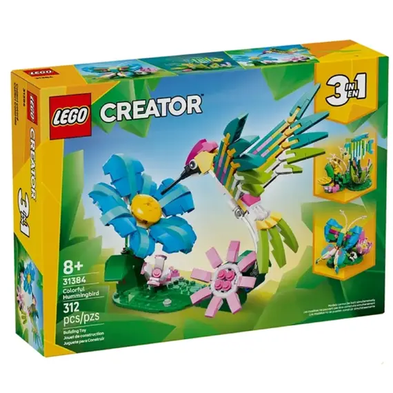 ლეგო LEGO Constructor Creator Wild Animals: Colorful Hummingbird - Primestore.ge