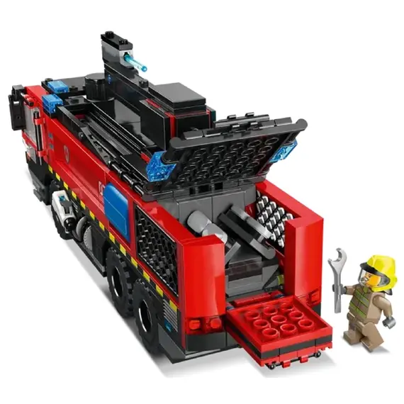 ლეგო LEGO Constructor Airport Fire Truck V29 - Primestore.ge