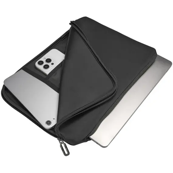 ნოუთბუქის ჩანთა Tucano SLEEVE DOPPIO FOR LAPTOP 13"/14", BLACK - Primestore.ge