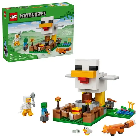 ლეგო LEGO Constructor Minecraft Chicken Farm - Primestore.ge