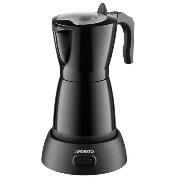 ყავის მადუღარა Ardesto coffee maker Electric moka pot. 0.3l, ground, black - Primestore.ge