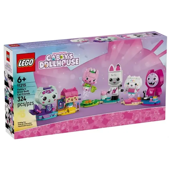 ლეგო LEGO Constructor Gabby's Dollhouse Gabby's Brick-Built Cat Friends - Primestore.ge