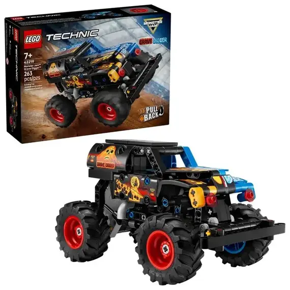 ლეგო LEGO Constructor Technic Monster Jam™ Grave Digger™ Fire and Ice - Primestore.ge