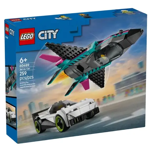 ლეგო LEGO Constructor City Jet vs. Car - Primestore.ge