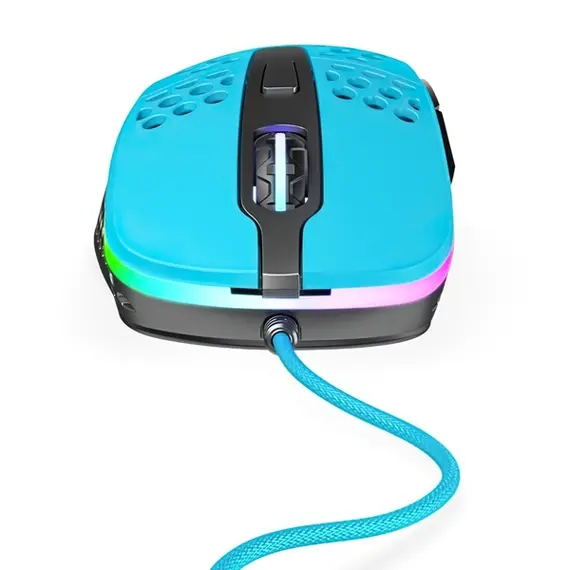მაუსი Xtrfy Gaming mouse M4 RGB USB Miami Blue - Primestore.ge