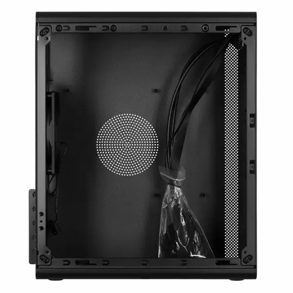 კომპიუტერის ქეისი 2E-V285B, PC case 2E Credo V285B without PSU, 1xUSB3.0, 1х USB 2.0, 1xUSB Type-C, 1x120mm, VGA 300mm, mATX, black - Primestore.ge