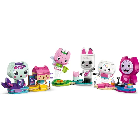 ლეგო LEGO Constructor Gabby's Dollhouse Gabby's Brick-Built Cat Friends - Primestore.ge