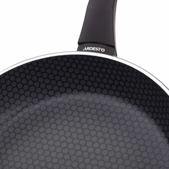 ტაფა Ardesto Fry pan Gemini Salerno, 28cm, aluminium, black - Primestore.ge