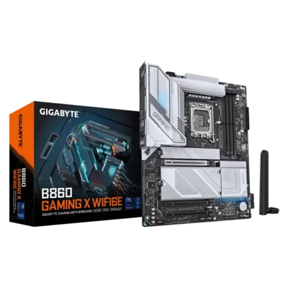 დედა დაფა Gigabyte B860 GAMING X WIFI6E 4DDR5 LGA1851 - Primestore.ge