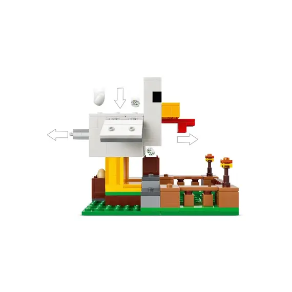 ლეგო LEGO Constructor Minecraft Chicken Farm - Primestore.ge
