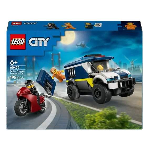 ლეგო LEGO Constructor City Police Prisoner Transport Van - Primestore.ge