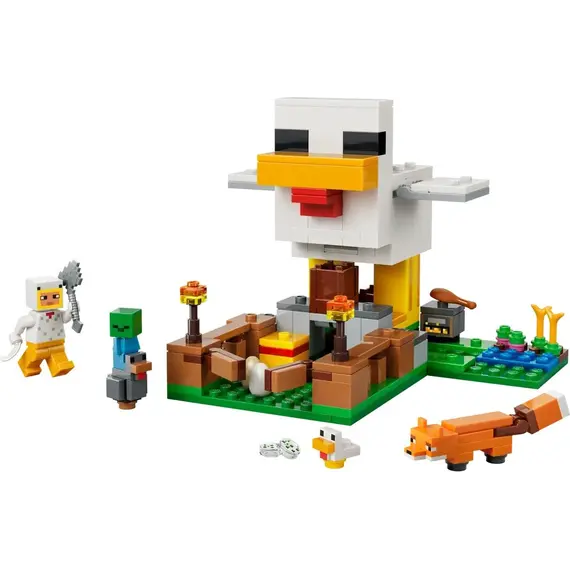 ლეგო LEGO Constructor Minecraft Chicken Farm - Primestore.ge