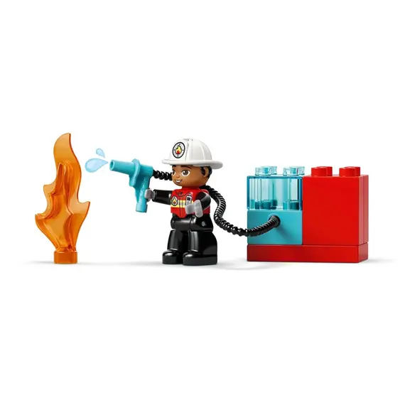 ლეგო LEGO Constructor DUPLO Town Fire Truck with Hose and Firefighter - Primestore.ge