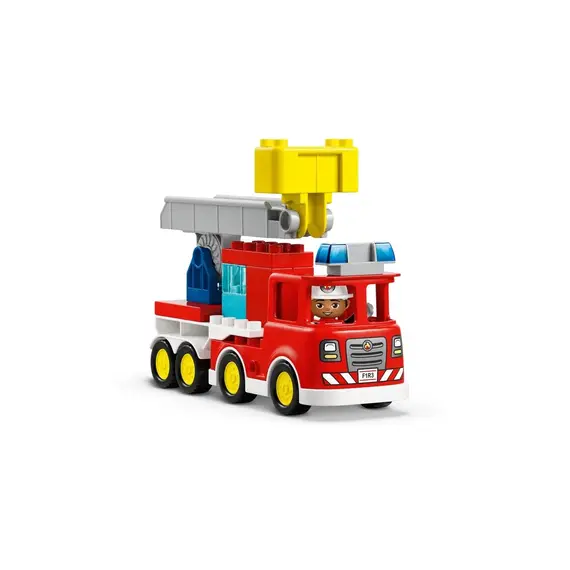 ლეგო LEGO Constructor DUPLO Town Fire Truck with Hose and Firefighter - Primestore.ge