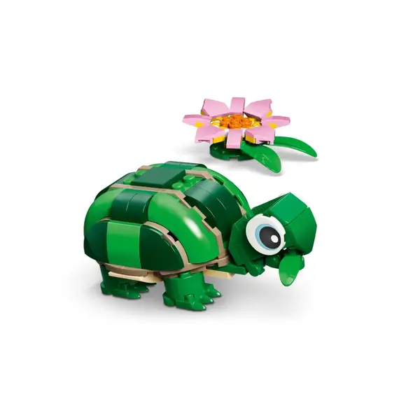 ლეგო LEGO Constructor Creator Turtle with a Water Lily Flower - Primestore.ge