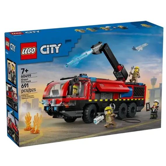 ლეგო LEGO Constructor Airport Fire Truck V29 - Primestore.ge