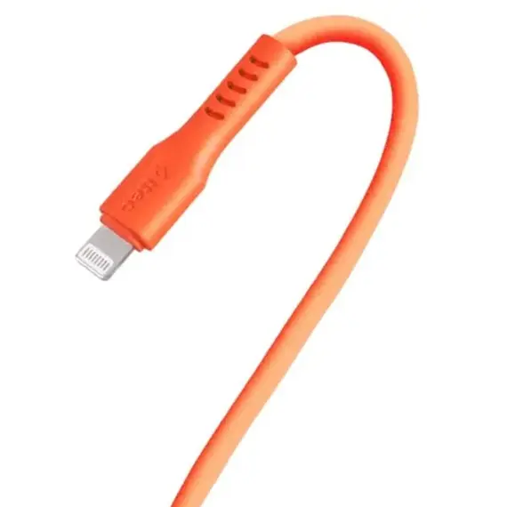 კაბელი TTEC USB-C - LIGHTNING CHARGE/DATA CABLE, 120CM NEON ORANGE - Primestore.ge