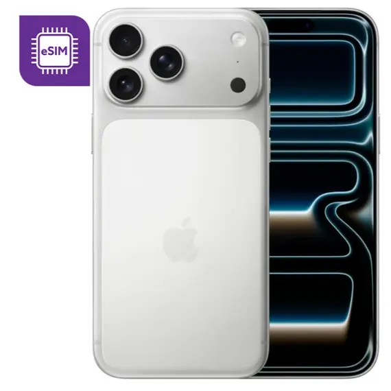 მობილური ტელეფონი Apple iPhone 17 Pro 256GB Silver E-sim/TP - Primestore.ge