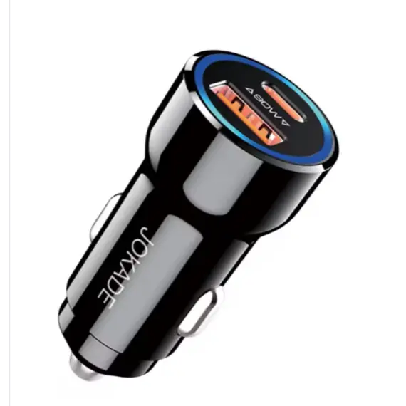 მანქანის დამტენი Jokade JH047 Dual Port Car Charger  90W - Primestore.ge