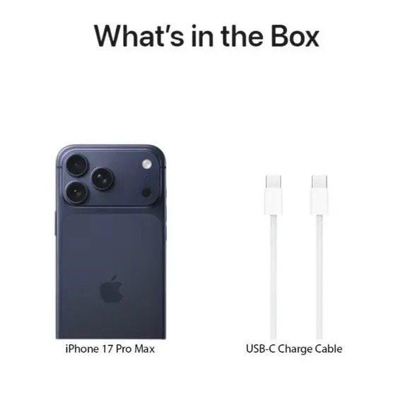 მობილური ტელეფონი Apple iPhone 17 Pro Max 256GB Deep Blue E-sim/TP - Primestore.ge