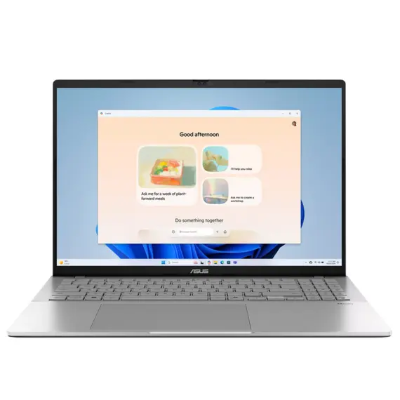 ნოუთბუქი Asustek Vivobook S 16'' Core 5 210H 16GB 512GB SSD Integrated Intel Graphics SILVER - Primestore.ge