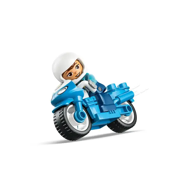 ლეგო LEGO Constructor DUPLO Town Blue Police Motorcycle - Primestore.ge