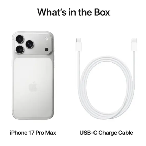 მობილური ტელეფონი Apple iPhone 17 Pro Max 256GB Silver - Primestore.ge
