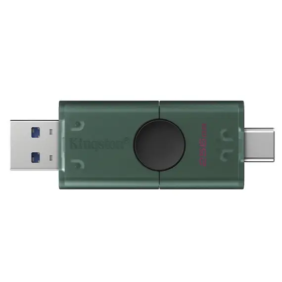 USB ფლეშ მეხსიერება Kingston  DataTraveler® Duo - USB Type-A and Type-C - Flash Drive 256GB - Primestore.ge