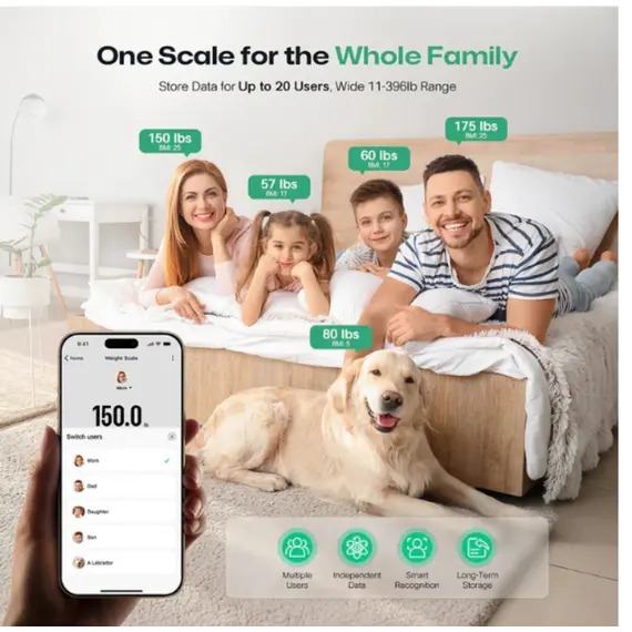 სასწორი UREVO SmartFit Scale - Primestore.ge
