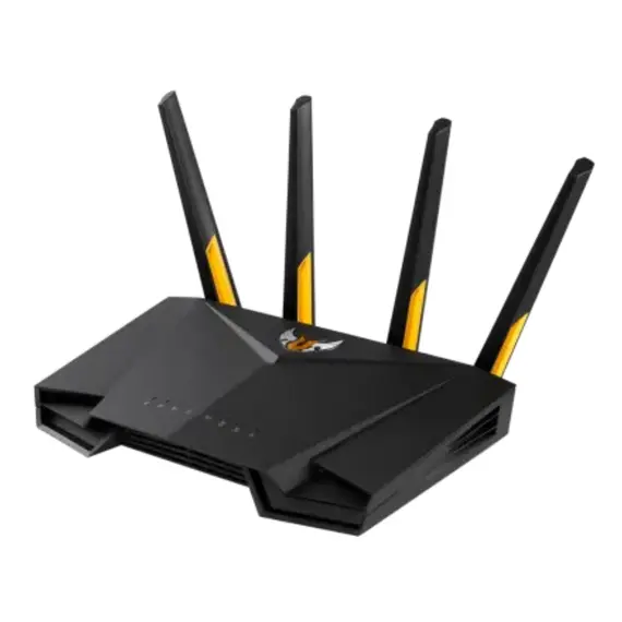 როუტერი ASUS TUF Gaming AX3000 Dual Band WiFi 6 Gaming Router with dedicated Gaming port, AiMesh for mesh WiFi and AiProtection Pro network securit - Primestore.ge