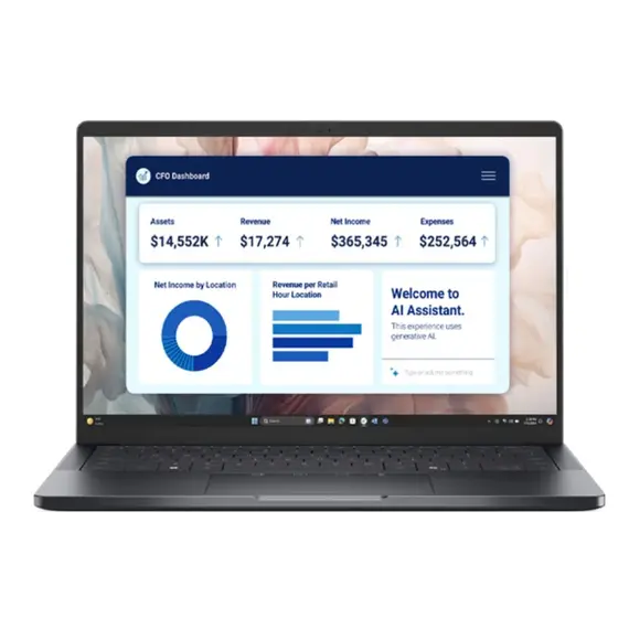 ნოუთბუქი Dell Pro 14 Premium PA14250/Ultra 7 268V/1TB SSD/14"Touch QHD+OLED/400 nit/Int Arc/HDR + IR Cam+Mic/Wi-Fi 7+BT/FngPr/Backlit Kb/3 Cell/W11P Copilot/3Y - Primestore.ge