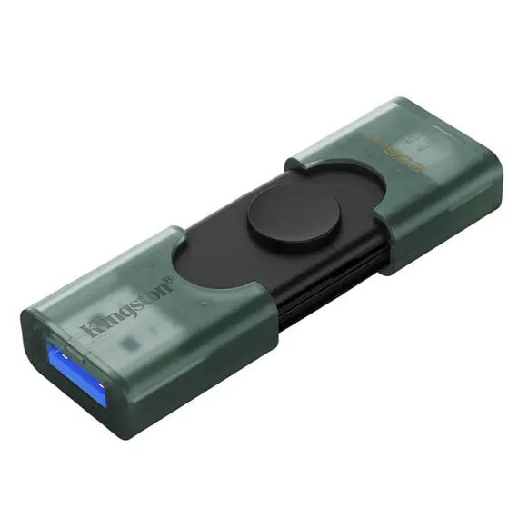 USB ფლეშ მეხსიერება Kingston  DataTraveler® Duo - USB Type-A and Type-C - Flash Drive 256GB - Primestore.ge