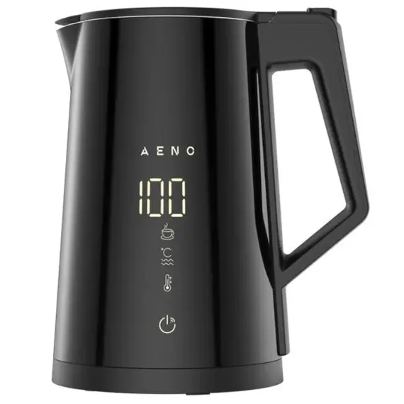ელექტრო ჩაიდანი AENO Electric Kettle EK7S Smart: 1850-2200W, 1.7L, Strix, Double-walls, Temperature Control, Keep warm Function - Primestore.ge