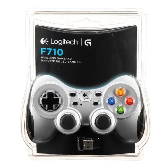 ჯოისტიკი LOGITECH F710 Wireless GamePad - SILVER - EER2 - Primestore.ge