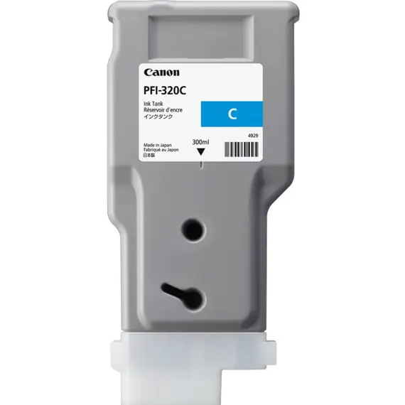 კარტრიჯი Canon PFI-320 Cyan Ink Cartridge (300mL) For imagePROGRAF TM-200, TM-205, TM-300, TM-305 - Primestore.ge