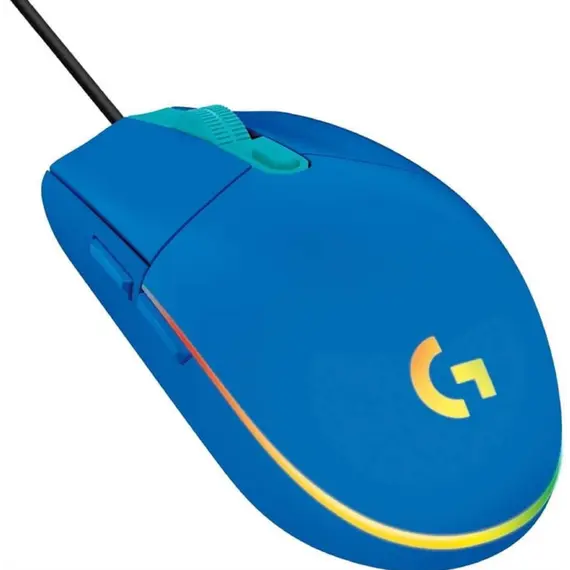 მაუსი LOGITECH G203 LIGHTSYNC Corded Gaming Mouse - BLUE - USB - Primestore.ge