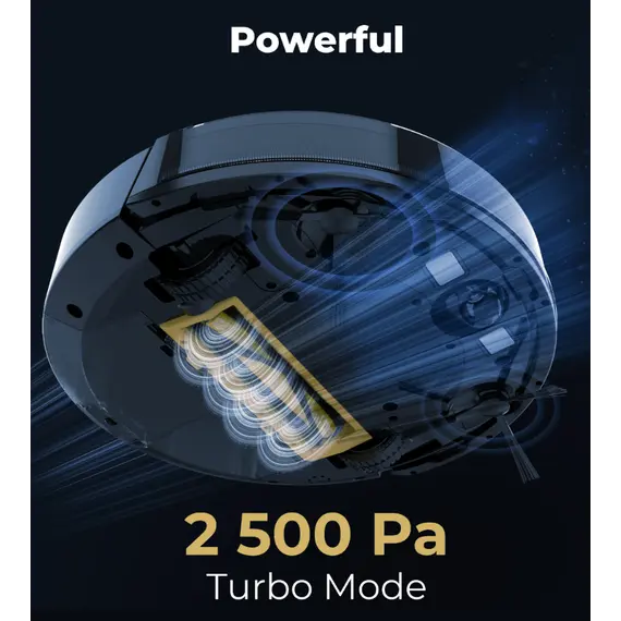 რობოტი მტვერსასრუტი AENO Robot Vacuum Cleaner RC3S: wet & dry cleaning, smart control AENO App - Primestore.ge