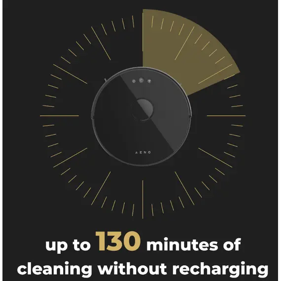 რობოტი მტვერსასრუტი AENO Robot Vacuum Cleaner RC3S: wet & dry cleaning, smart control AENO App - Primestore.ge