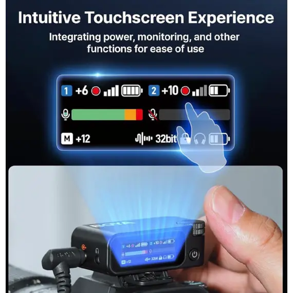 მიკროფონი BOYA BOYAMIC 2-01 AI-Powered Mini Wireless Microphone - Primestore.ge