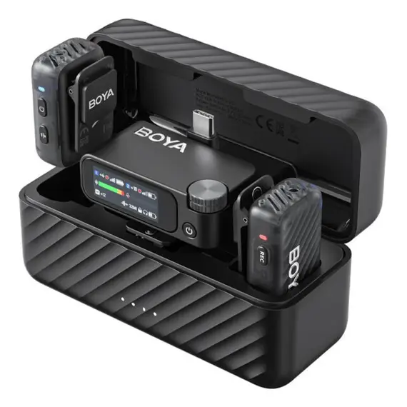 მიკროფონი BOYA BOYAMIC 2-01 AI-Powered Mini Wireless Microphone - Primestore.ge