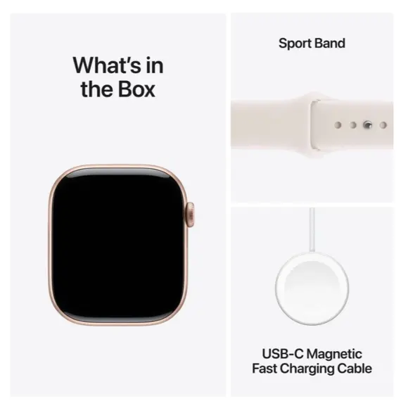 სმარტ საათი Apple Watch Series 11 GPS 42mm Rose Gold Aluminium Case with Light Blush Sport Band - S/M  (MEU04RK/A) - Primestore.ge