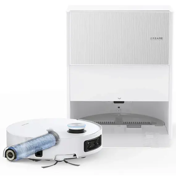 რობოტი მტვერსასრუტი Dreame Robot Vacuum Aqua 10 Ultra Roller Complete White (RLH71DE-1) EUA - Primestore.ge